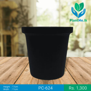 Premium Ceramic Black Pot | PC-624