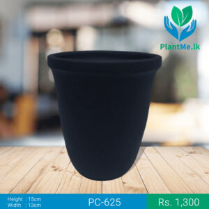 Premium Ceramic Black Pot | PC-625