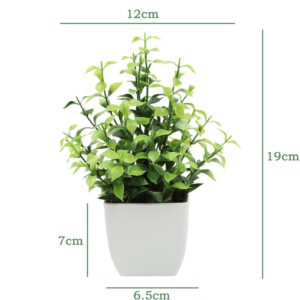 LeafLuxe Collection – Artificial Mini Plants in Pots (19cm, 9 Designs)