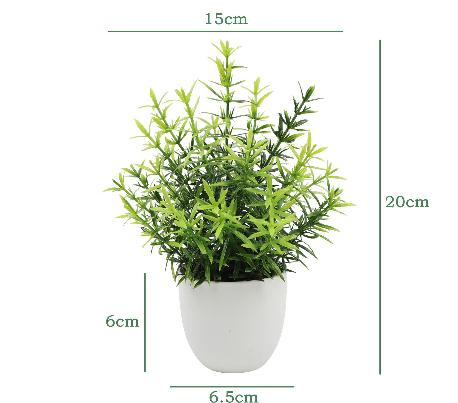 LeafLuxe Collection – Artificial Mini Plants in Pots (19cm, 9 Designs) - Image 3