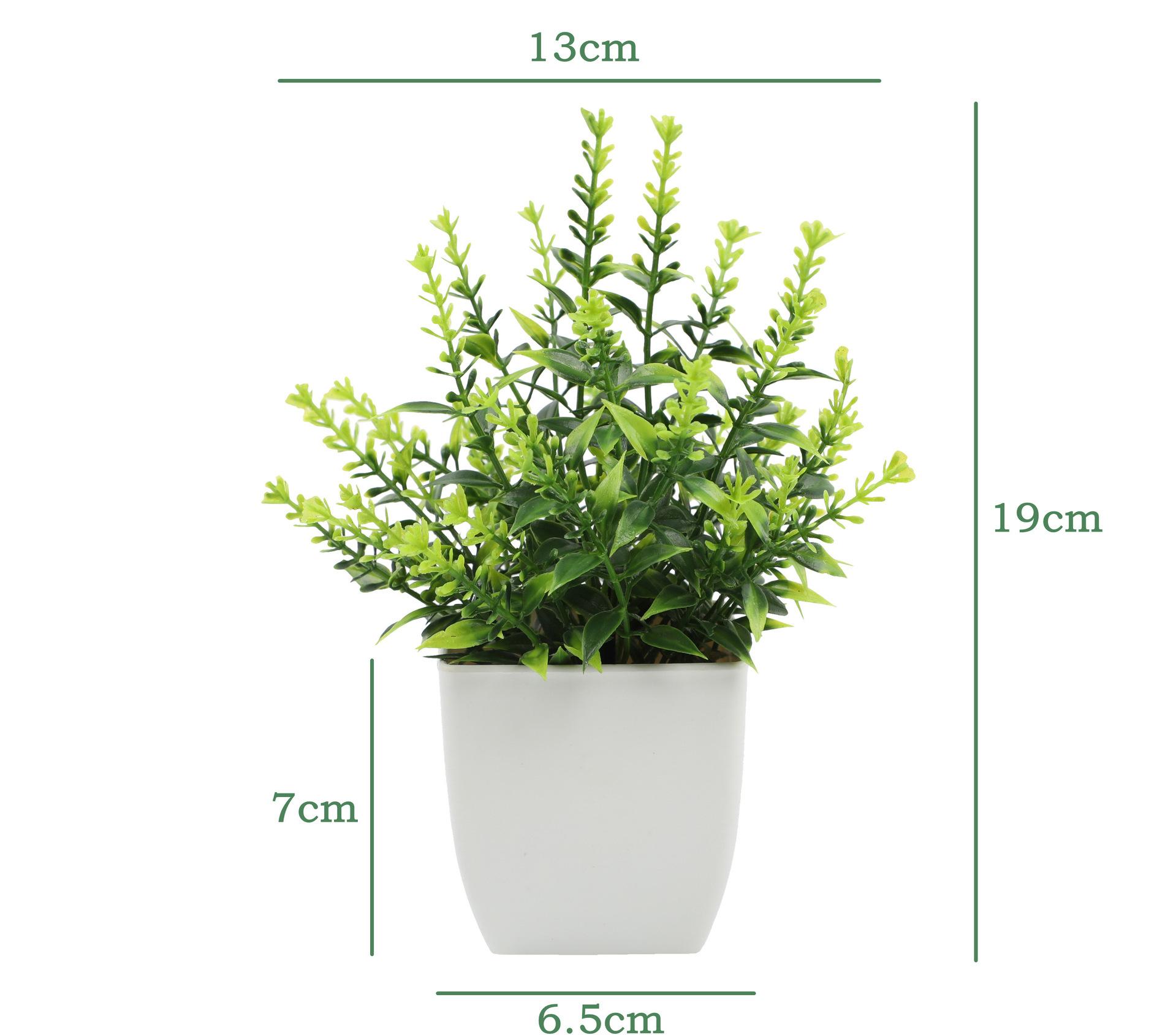 LeafLuxe Collection – Artificial Mini Plants in Pots (19cm, 9 Designs) - Image 4
