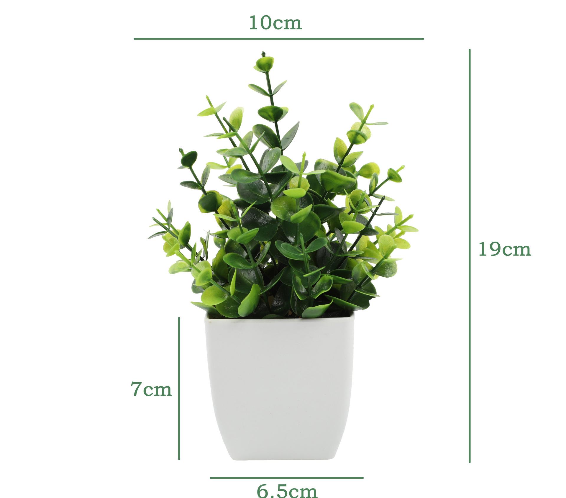 LeafLuxe Collection – Artificial Mini Plants in Pots (19cm, 9 Designs) - Image 5