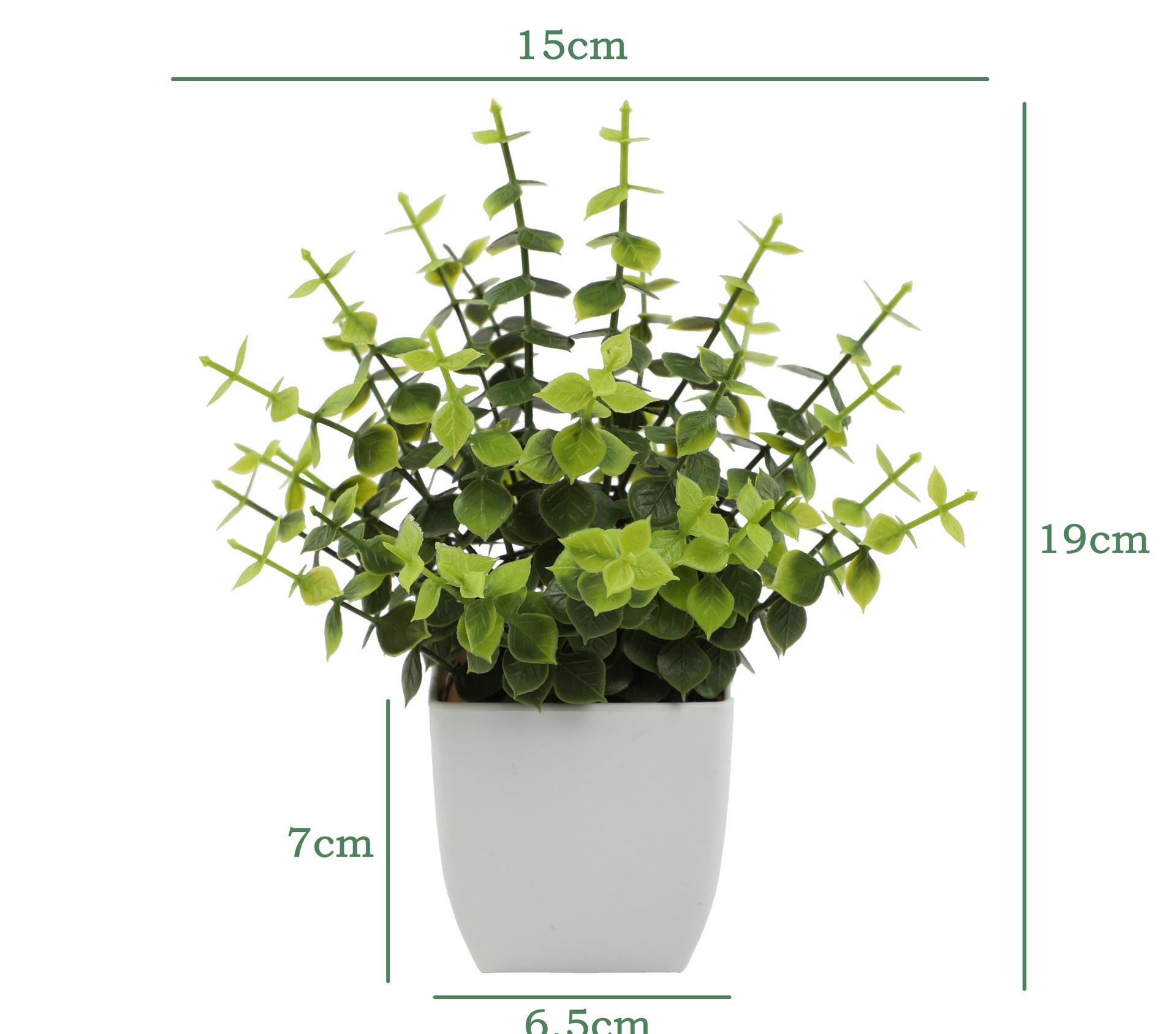 LeafLuxe Collection – Artificial Mini Plants in Pots (19cm, 9 Designs) - Image 6